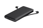 PowerBank - Belkin 10K PD Power Bank with Integrated Cables PowerBank - Svart - 10000 mAh - BPB006BTBLK