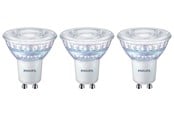 Glödlampor - Philips LED-glödlampa Spot 3.8W/922-927 (50W) 36° WarmGlow Dæmpbar 3-pack GU10 - 929002065756