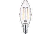 Glödlampor - Philips LED-glödlampa Classic Candle 2W/827 (25W) Clear E14 - 929001238555