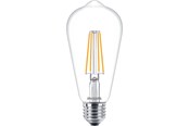 Glödlampor - Philips LED-glödlampa Classic Edison 7W/827 (60W) Clear E27 - 929001387655