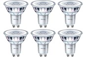 Glödlampor - Philips LED-glödlampa Classic Spot 4.6W/827 (50W) 36° 6-pack GU10 - 929001215233