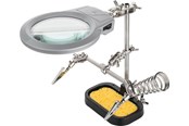 Verktyg - Fixpoint Third hand’ soldering support with magnifier and h - 4040849512261