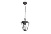 Lampor - Philips Creek Pendant Ceiling black 1x60W 230V - 915002790102