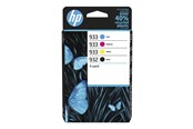 Skrivartillbehör-bläck-toner - HP 932 / 6ZC71AE 4-Pack Color Ink - Bläckpatron Colour (cyan, magenta, yellow, black, black) - 6ZC71AE