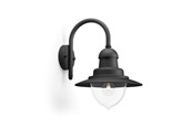 Lampor - Philips Raindrop wall lantern black 1x60W 230V| No bulb Ha - 915005693601