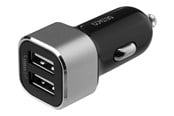 Mobile - Adapters & Chargers - Deltaco USB car charger 2x USB-A 2.4 A total 17 - USB-CAR126