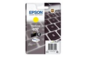 Skrivartillbehör-bläck-toner - Epson 407 - L size - yellow - original - ink cartridge - C13T07U440