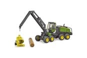 Leksaksbil - Bruder John Deere Harvester 1270 G with trunk - 02135