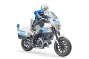 Leksaksbil - Bruder bworld Ducati Scrambler FT polismotorcykel leksak - 62731