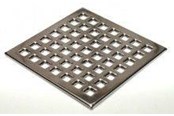 Dräneringsprodukter - SSI-METALINDUSTI ApS Hf grating square 136 x 136 mm without frame - 1018