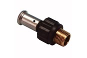 Alu pex-system - Henco straight male iron adapter 40 mm x 114 - 17PK-4007-N