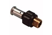 Alu pex-system - Henco straight male iron adapter 40 mm x 1 - 17PK-4006-N