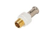 Alu pex-system - Henco straight male iron adapter 32 mm x 1 - 17PKW-3206-N