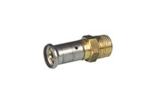 Alu pex-system - Henco straight male adapter 20 mm x 34 cusi - 17P-2005-CS