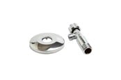 Beslag - Megatherm Unite stop valve 1/2 x 3/8 with 77 mm rosette long version - 744388926