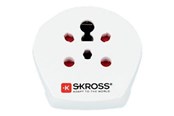 Övriga kablar - SKross Country Travel Adapter India-Israel-Denmark to Europe - 1.500217-E