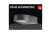 Lampor - SG Armaturen Fevik asymmetrisk grafit 3000 led 3000k - 623250