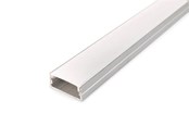 Lampor - DEVELTRON Alu profil 12 with opal cover - 2.5 m - LM27112