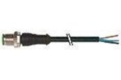 Övriga kablar - Murrelektronik M12 male 0° with cable pur 5x0.34 bk ul/csa+drag chain 1m - 7000-12041-7320100