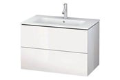 Bathroom furniture - Duravit l-cube vanity unit with 2 drawers - LC624102222