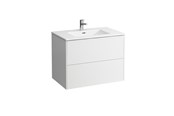 Bathroom furniture - LAUFEN Wb+vanity unit pro s 80 white - H8649612601041