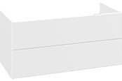 Bathroom furniture - Dansani luna vanity unit with 2 drawers 48 x 100 x 44 white - M10-1010