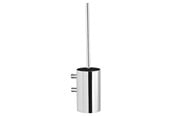 Badrumstillbehör - Pressalit Toilet brush for wall mounting, w/bowl, polished stainless steel - Q10850