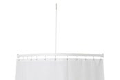 Badrumstillbehör - Van Der P Profil 5001 l-shaped shower rail white - 5750-02-90