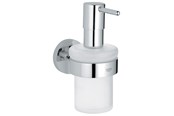 Badrumstillbehör - Grohe Essentials, Tvålpump med hållare, Krom - 40448001