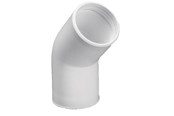 Reservdelar & tillbehör - Purus angle 45° 32 mm white pp/tpe - 752011-032