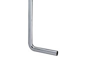 Reservdelar & tillbehör - Megatherm Drain pipe 90° 32 x 130 x 250 mm chrome - 750221010