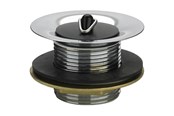 Reservdelar & tillbehör - Viega Bottom valve w/bathtub 1 1/4" x 42 mm brass chrome-plated - 121853
