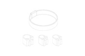 Reservdelar & tillbehör - Damixa kit soap dish incl 3 holders - 2390500
