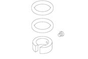Reservdelar & tillbehör - Damixa kit for swivel spout serial 16 - 1320200