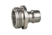 Slangar, kopplingar, beslag och tillbehör - Nito 3/4" stainless steel nipple with 3/4" male bsp - 64611A3