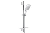 Dusch och monteringstillbehör - Grohe Rainshower SmartActive 130 Cube, Duschset 3 strålmönster, Krom - 26583000