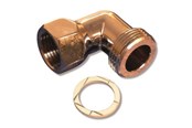 Dusch och monteringstillbehör - Megatherm Connector angle 3/4 x 1/2 chrome - 728400004