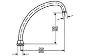 Reservdelar & tillbehör - Neoperl spout universal j 250mm 3/4 female - 16825100006