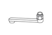 Reservdelar & tillbehör - Oras d-spout 150 mm 211215 - 211215