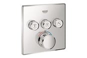 Mixerkranar och beslag - Grohe Grohtherm SmartControl, Termostat för inbyggnad med 3 ventiler, Krom - 29126000