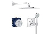 Mixerkranar och beslag - Grohe Grohtherm SmartControl duschsystem med takdusch - Krom - 34742000