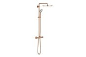 Dusch och monteringstillbehör - Grohe Euphoria System 310, Duschsystem med termostatblandare för väggmontering, Borstad Warm Sunset - 26075DL0