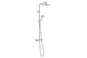 Dusch och monteringstillbehör - Damixa silhouet shower system chrome - 579540000