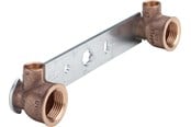 Dusch och monteringstillbehör - Viega Gemini mounting block 12mm x 1/2" x 150mm gunmetal - 121167