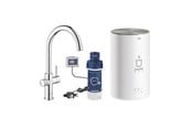 Mixerkranar och beslag - Grohe GROHE Red Duo, Integrerad vattenkokare och M-size varmvattenberedare, Krom - 30083001