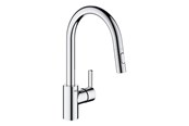 Mixerkranar och beslag - Grohe Feel køkkenarmatur C-tud bruser dual krom - 31486001
