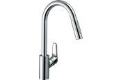 Mixerkranar och beslag - Hansgrohe focus single lever kitchen mixer 240 with pull-out - 31815000