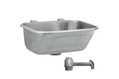 Handfat - Juvel Intra juvel vk60 stainless steel utility sink wall hung with - VK60KV