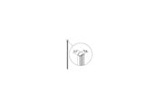Duschväggar, duschkabiner och tillbehör - Dansani match wall profile recess satin narrow - 1600535