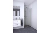 Duschväggar, duschkabiner och tillbehör - Dansani match bifold hinged door 79-81 cm satin/clear - B81-01